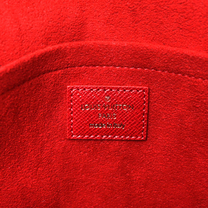 Louis Vuitton Damier Ebene Pochette Felicie Chain Wallet 6 of 10