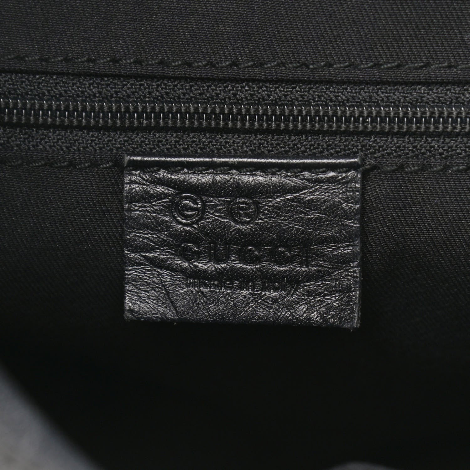 Gucci Nylon Monogram Hobo Black 6 of 9