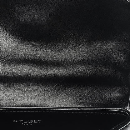 Saint Laurent Calfskin Y Quilted Monogram Toy Loulou Crossbody Bag Black 15 of 17