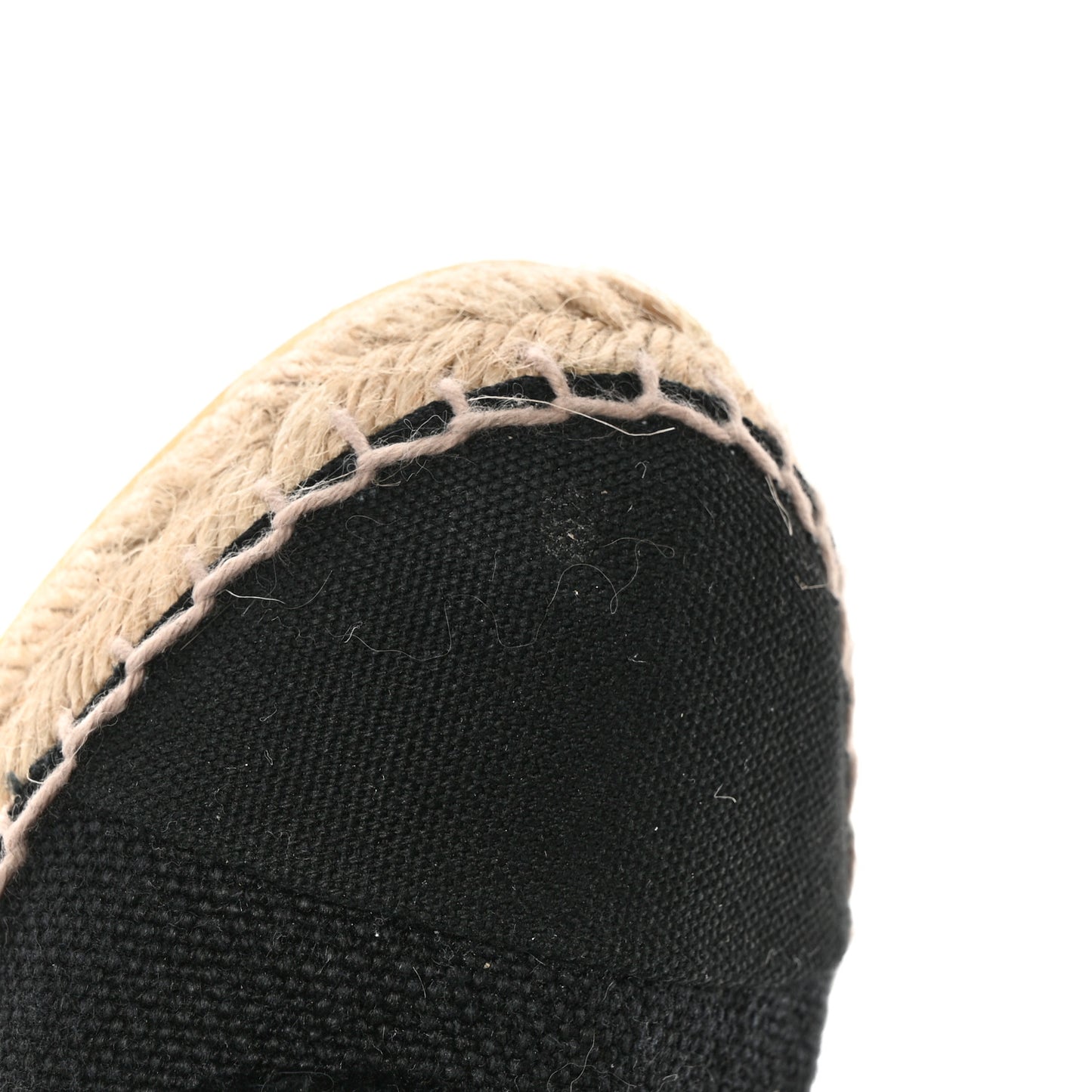 Linen CC Espadrilles 37 Black