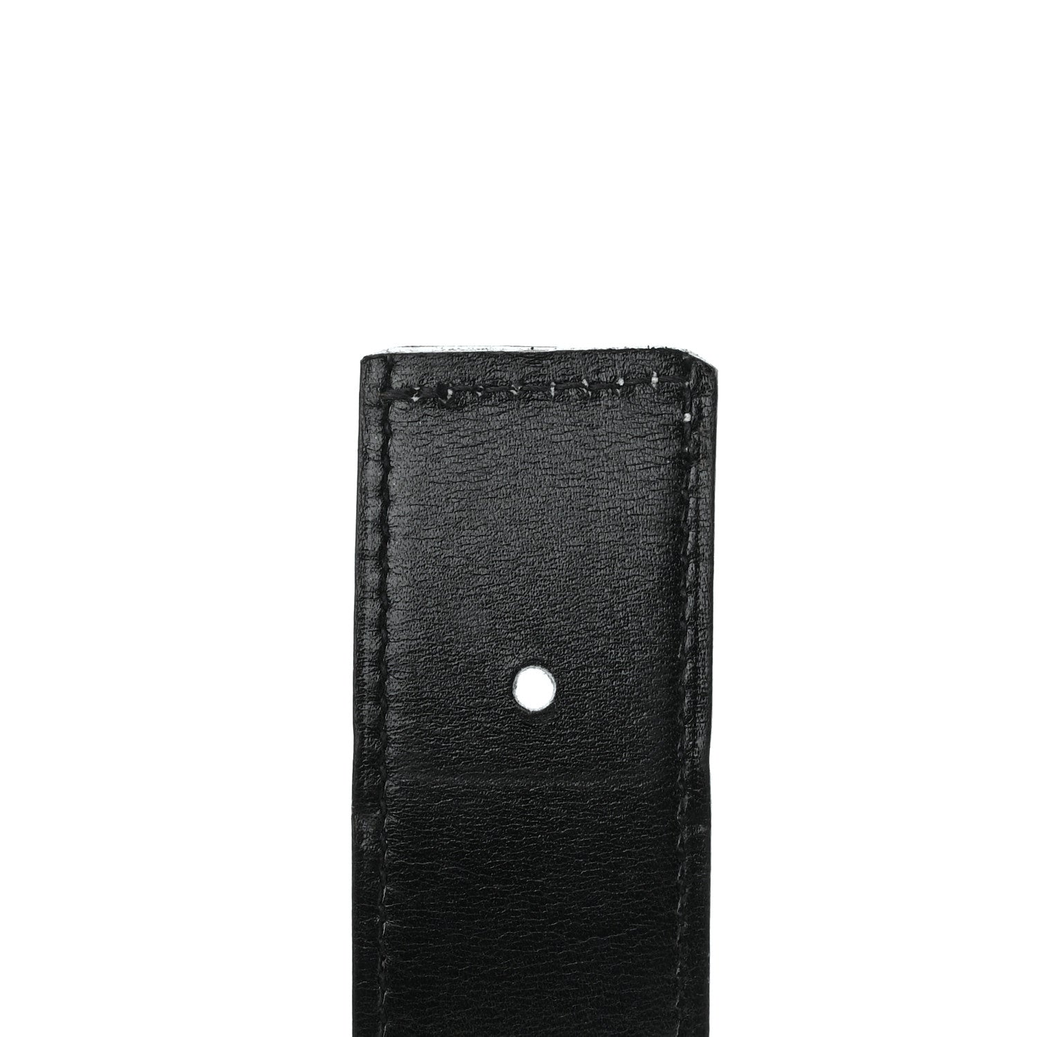 Hermes Swift Togo 32mm Idem Belt 100 Black Blue Jean 7 of 7