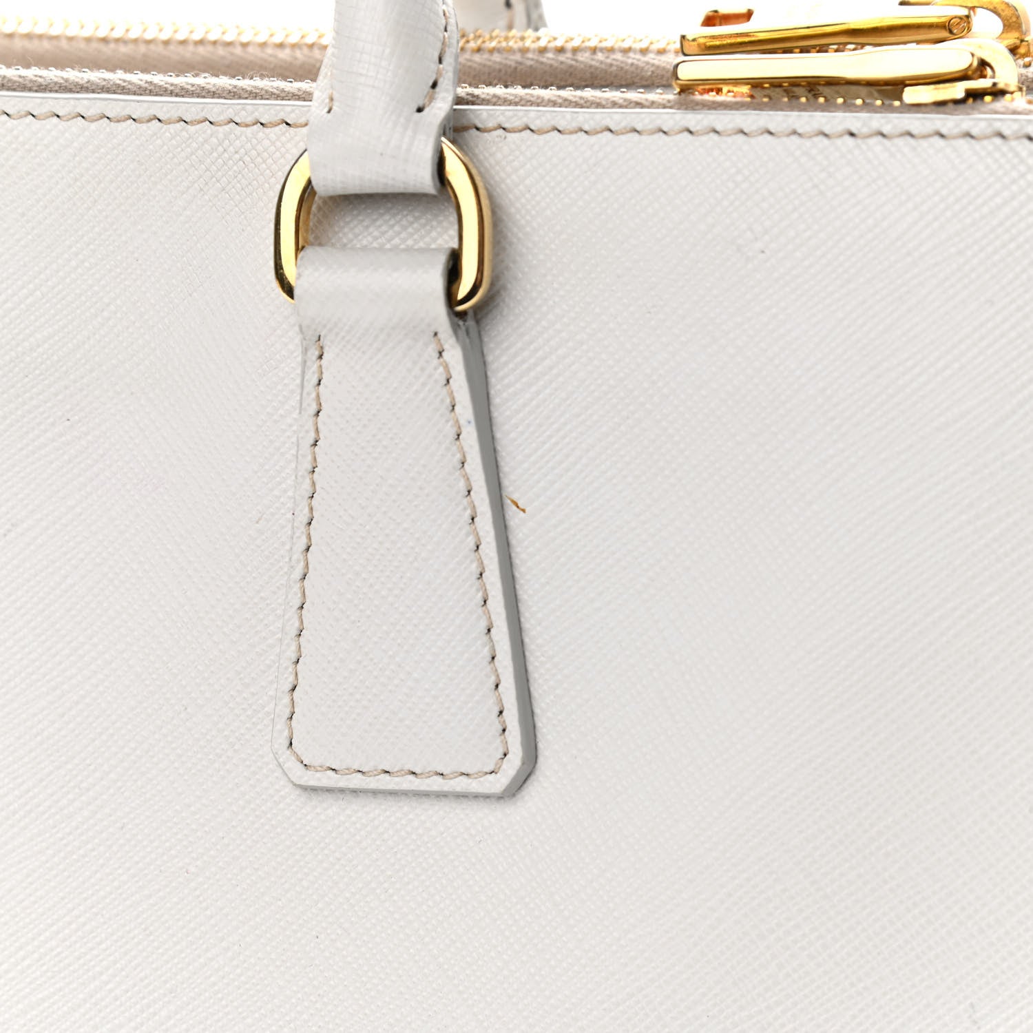 Prada Saffiano Lux Galleria Front Pocket Tote Talco Platino 16 of 18
