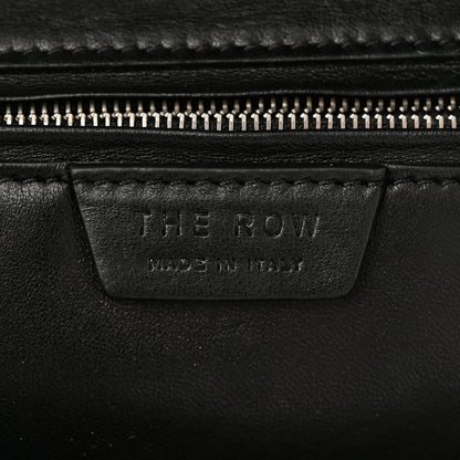The Row Grained Calfskin Bowling Bag Two Black 6 of 9