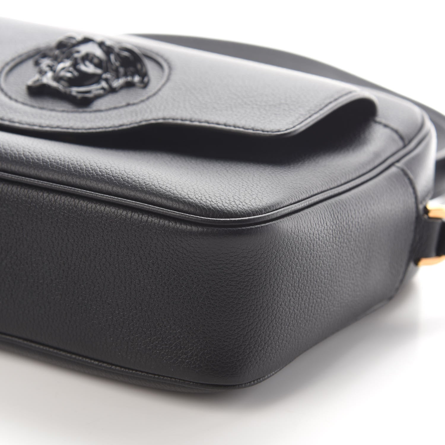 Versace Grained Calfskin Medusa Camera Bag Black 7 of 7