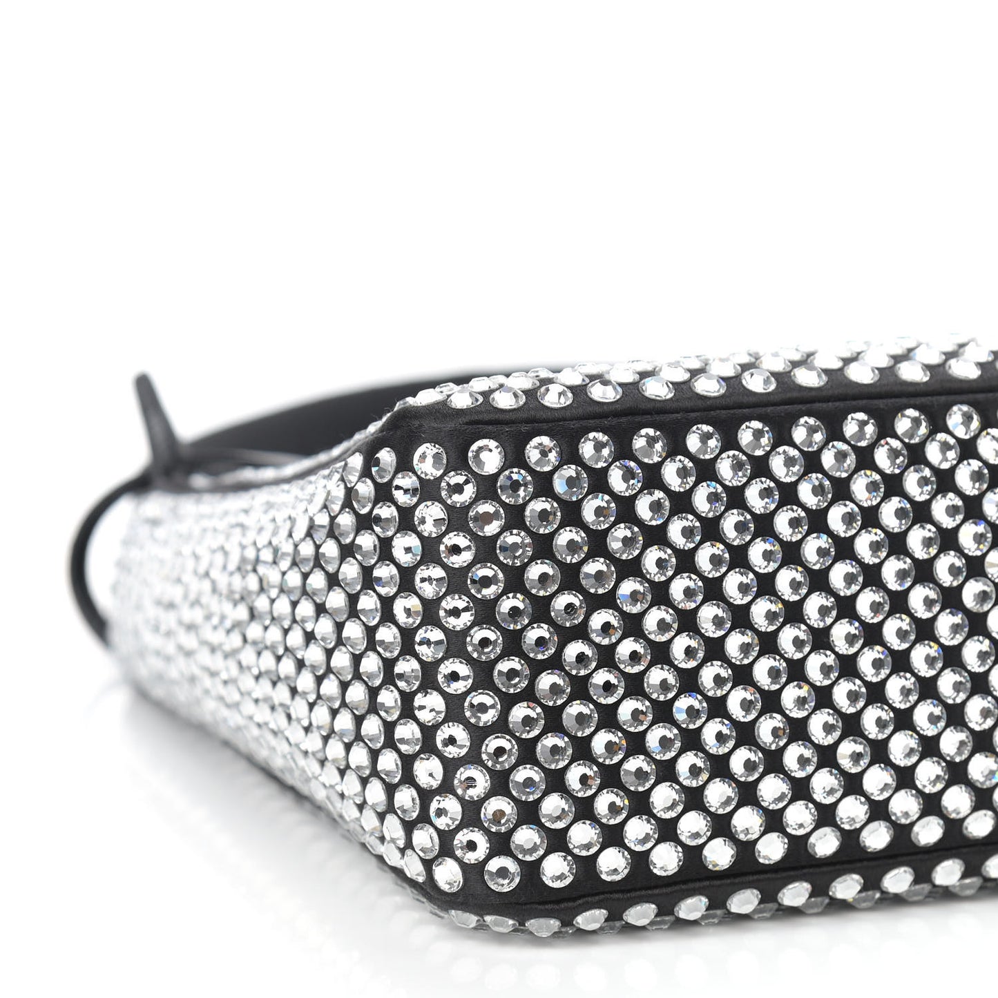 Satin Crystal Mini Re-Edition 2000 Bag Cristal