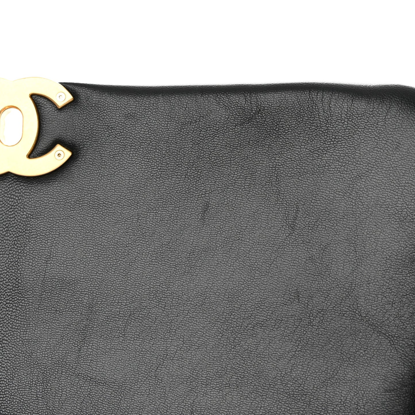 Goatskin Quilted Maxi Chanel 19 Flap Black