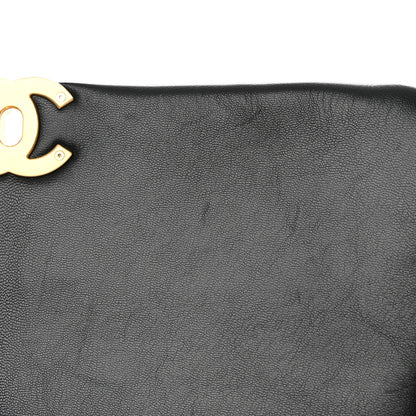 Chanel Goatskin Quilted Maxi Chanel 19 Flap Black 11 of 13