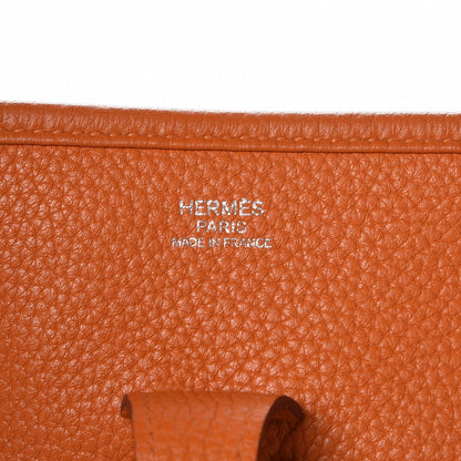 Hermes Taurillon Clemence Evelyne III PM Orange 6 of 9