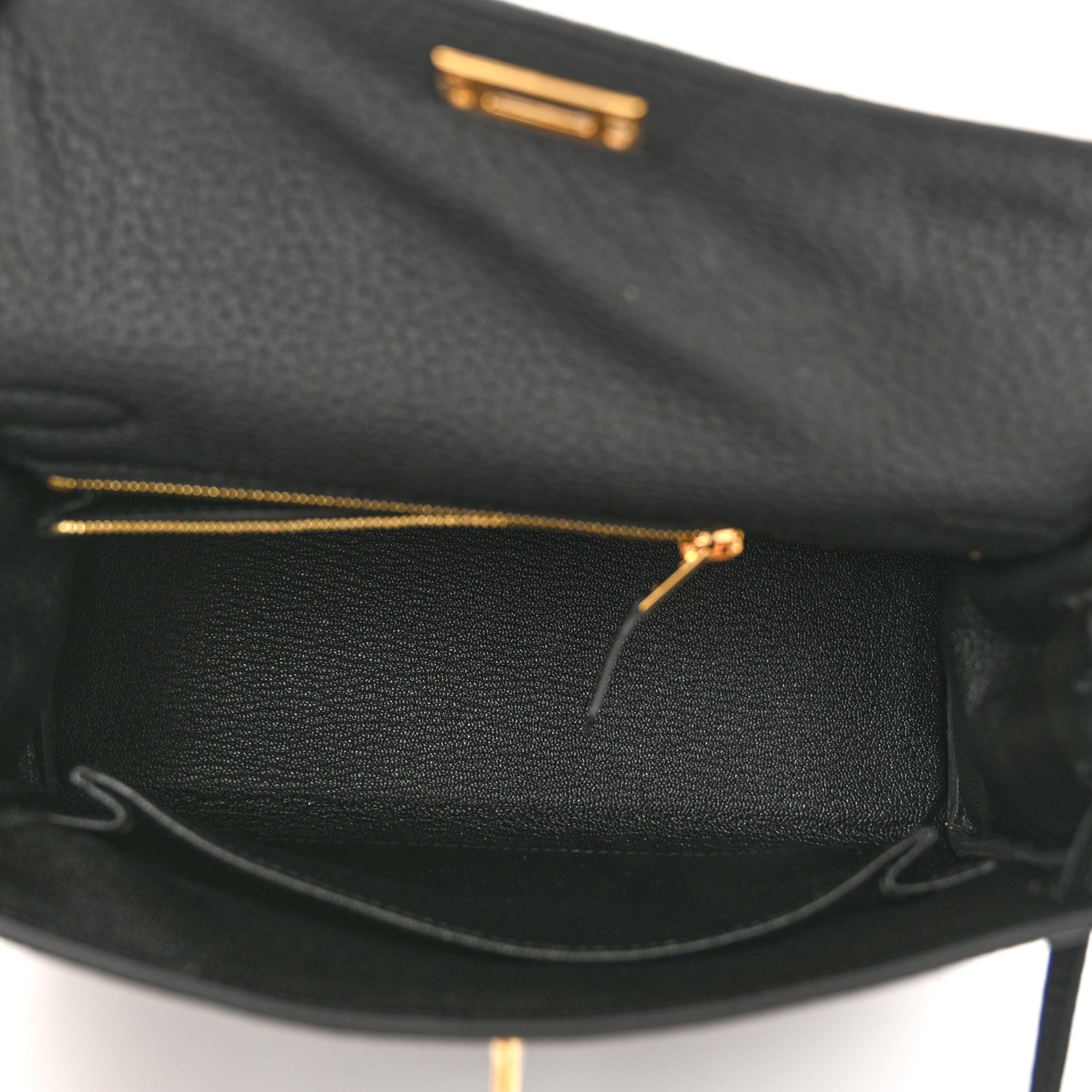 Hermes Togo Kelly Retourne 25 Black 5 of 11