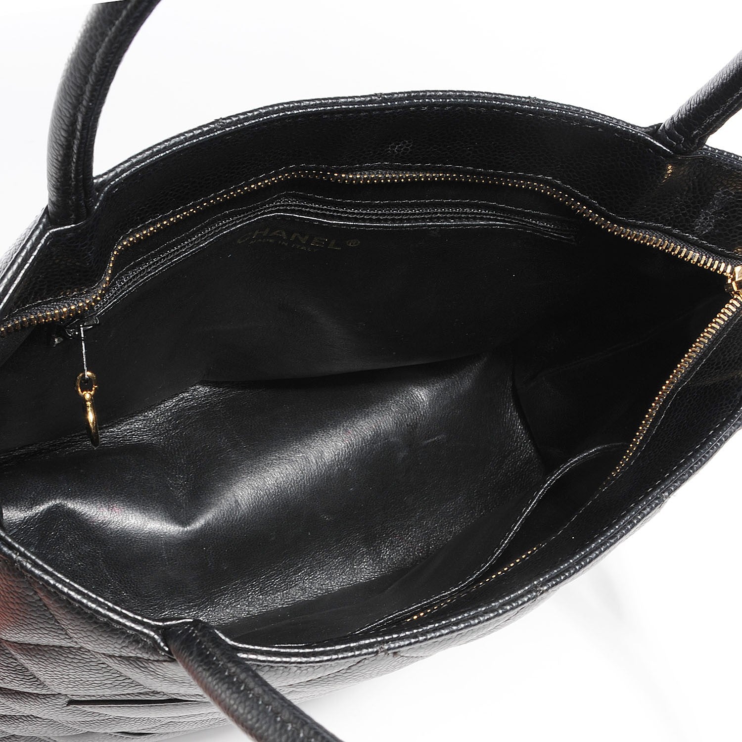 Chanel Caviar Quilted Medallion Tote Black 5 of 8