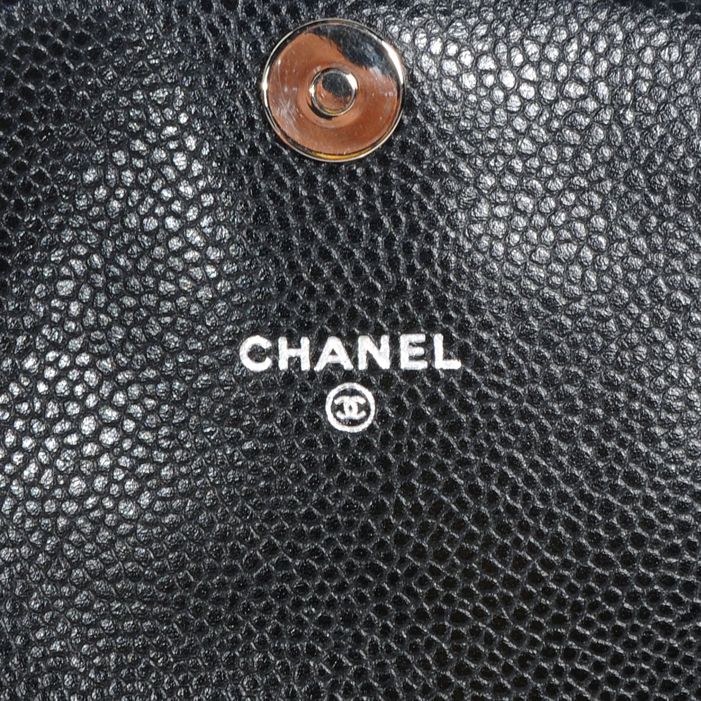 Caviar Half Moon Wallet On Chain WOC Black