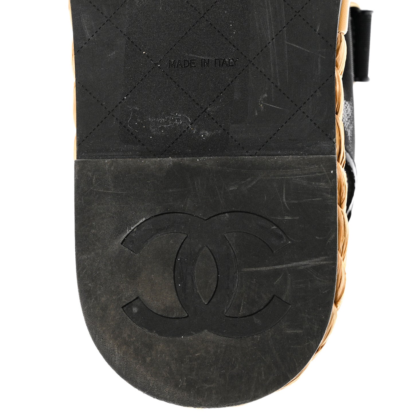 Mesh Patent Calfskin Velcro Dad Sandals 37 Black