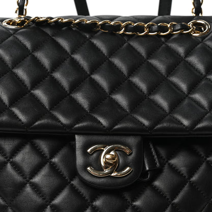 Chanel Lambskin Quilted Large Urban Spirit Backpack Black 8 of 10