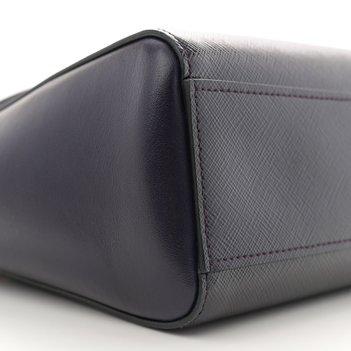 Saffiano Soft Calfskin Small Zippered Tote Baltico