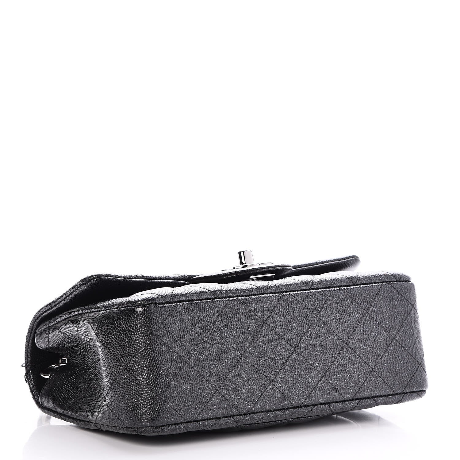 Chanel Iridescent Caviar Quilted Mini Rectangular Flap Black 4 of 9