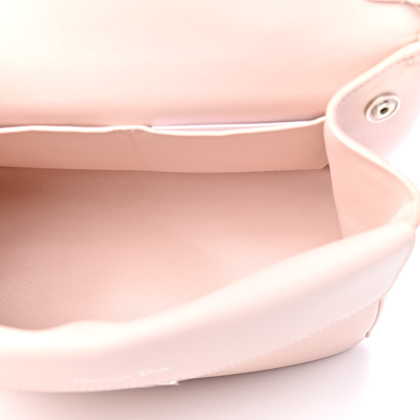 Smooth Calfskin Medium Be Dior Flap Pink Blue