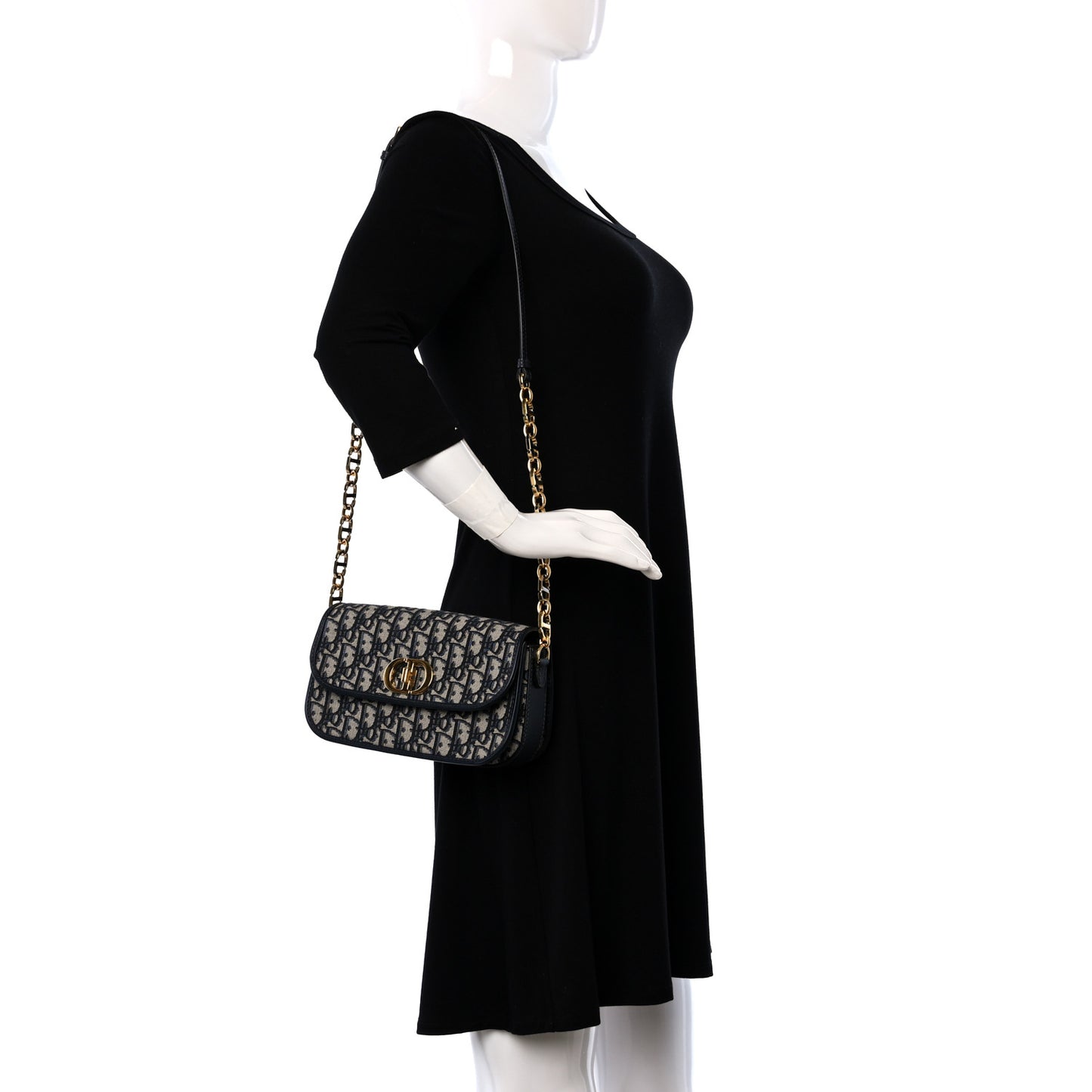 Oblique 30 Montaigne Avenue Bag Blue