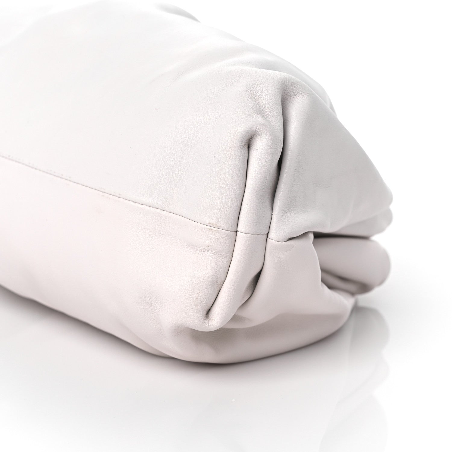 Bottega Veneta Smooth Butter Calf The Pouch Oversized Clutch Mist 9 of 9
