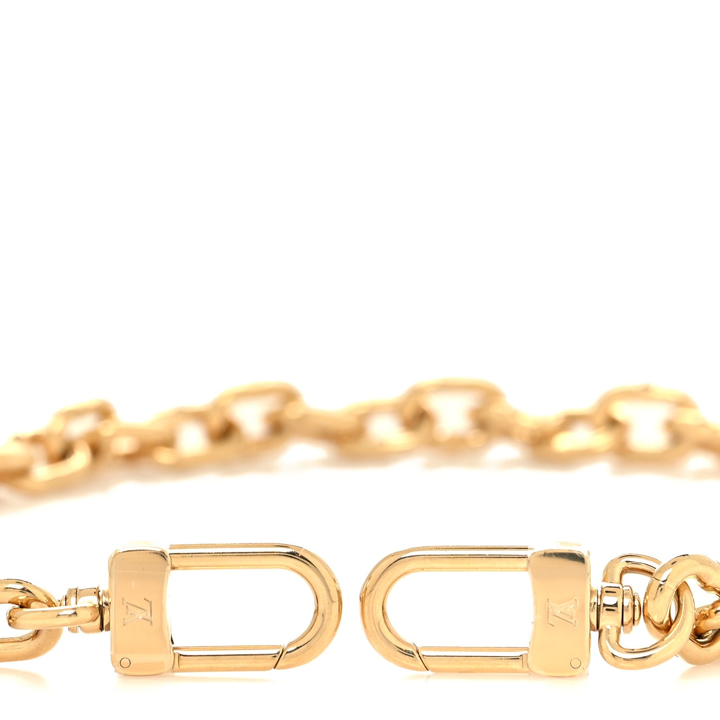 Metal Pochette Accessories Chain Strap Gold
