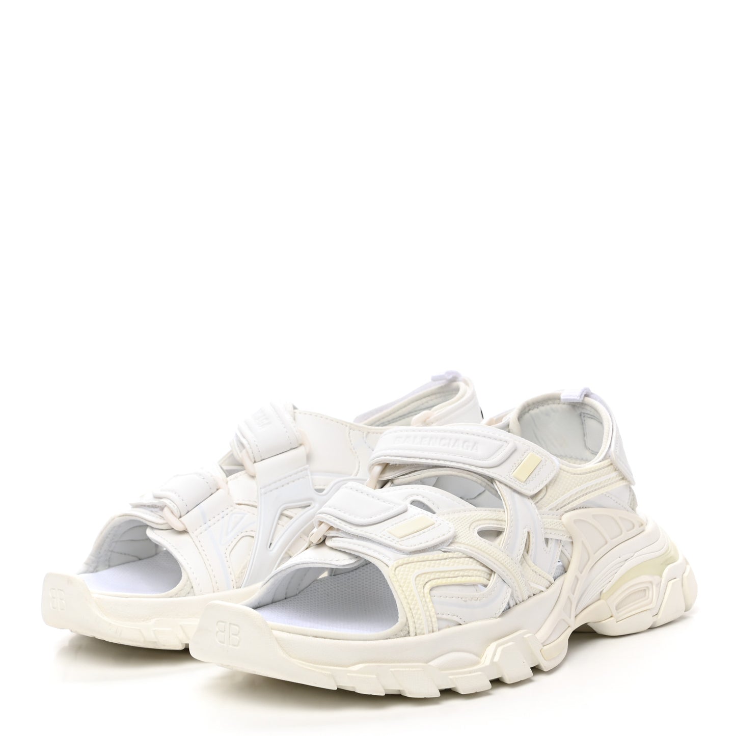 Neoprene Rubber Womens Track Sandals 38 White