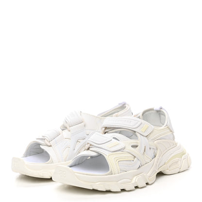 Balenciaga Neoprene Rubber Womens Track Sandals 38 White 3 of 8