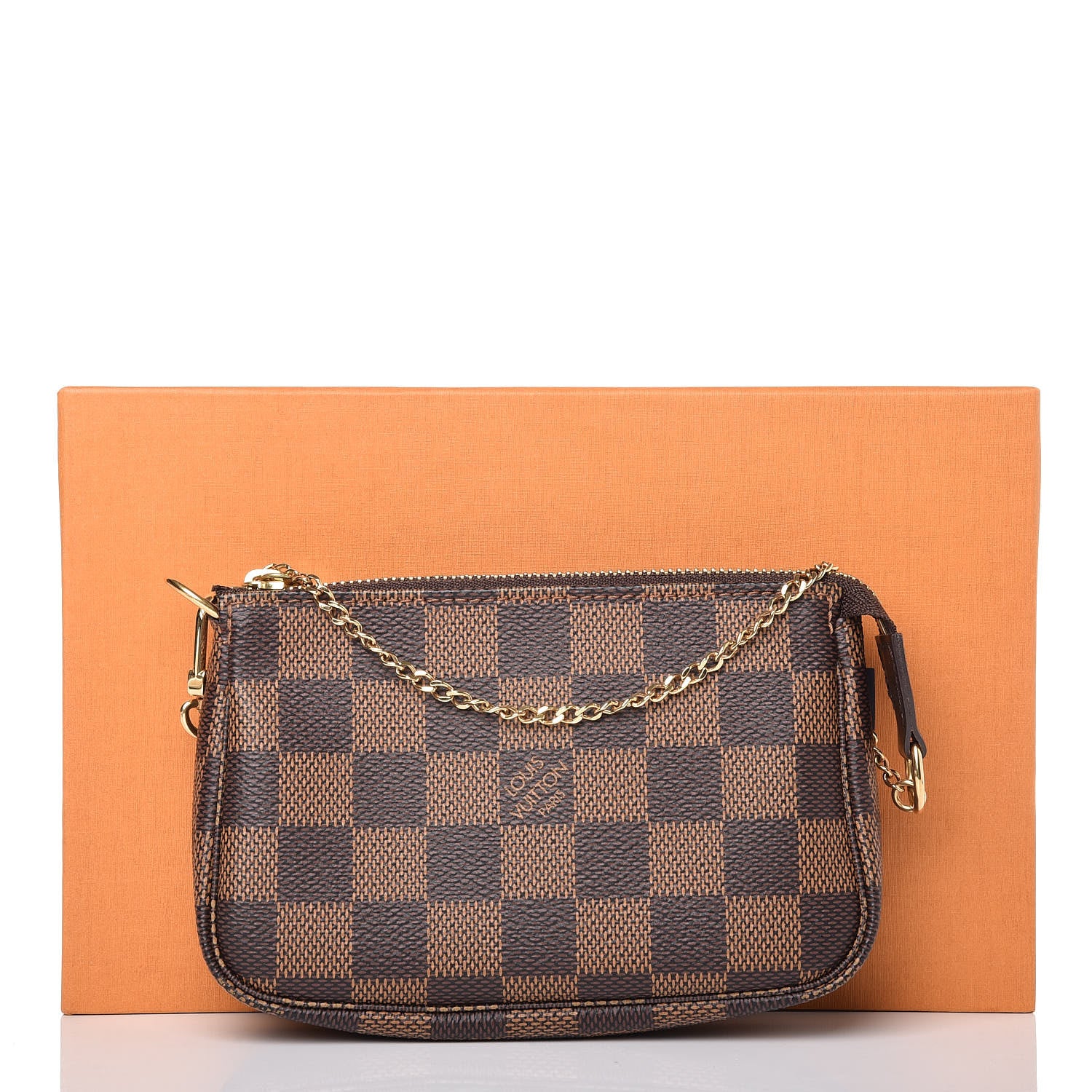 Louis Vuitton Damier Ebene Mini Pochette Accessories 8 of 8