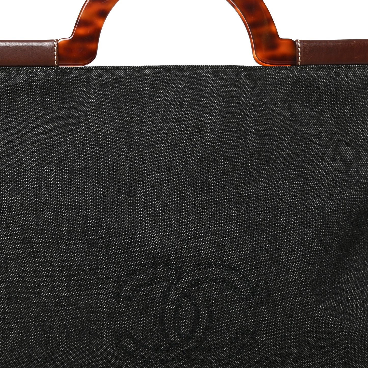 Denim Tortoise Timeless CC Tote Dark Blue