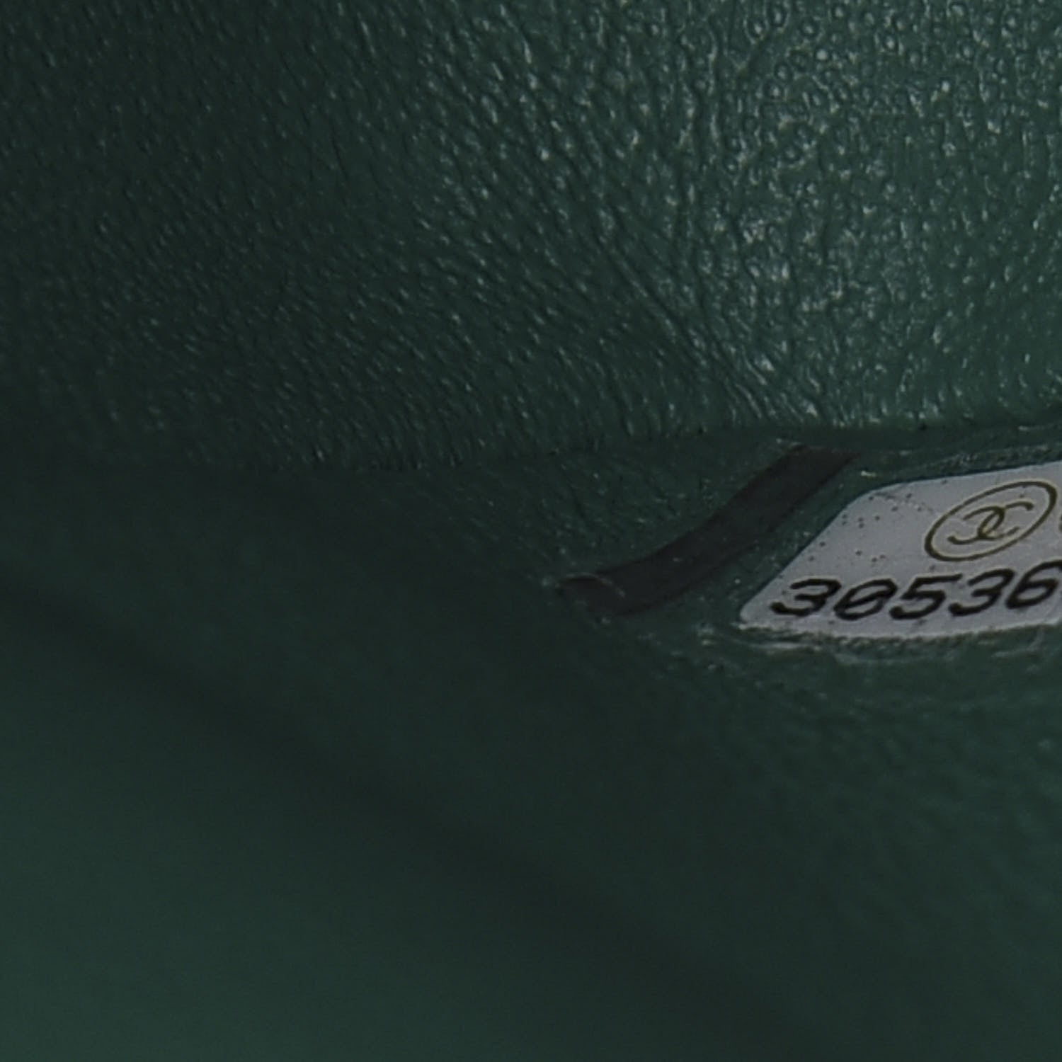 Chanel Caviar Quilted Jumbo Double Flap Green 7 of 11