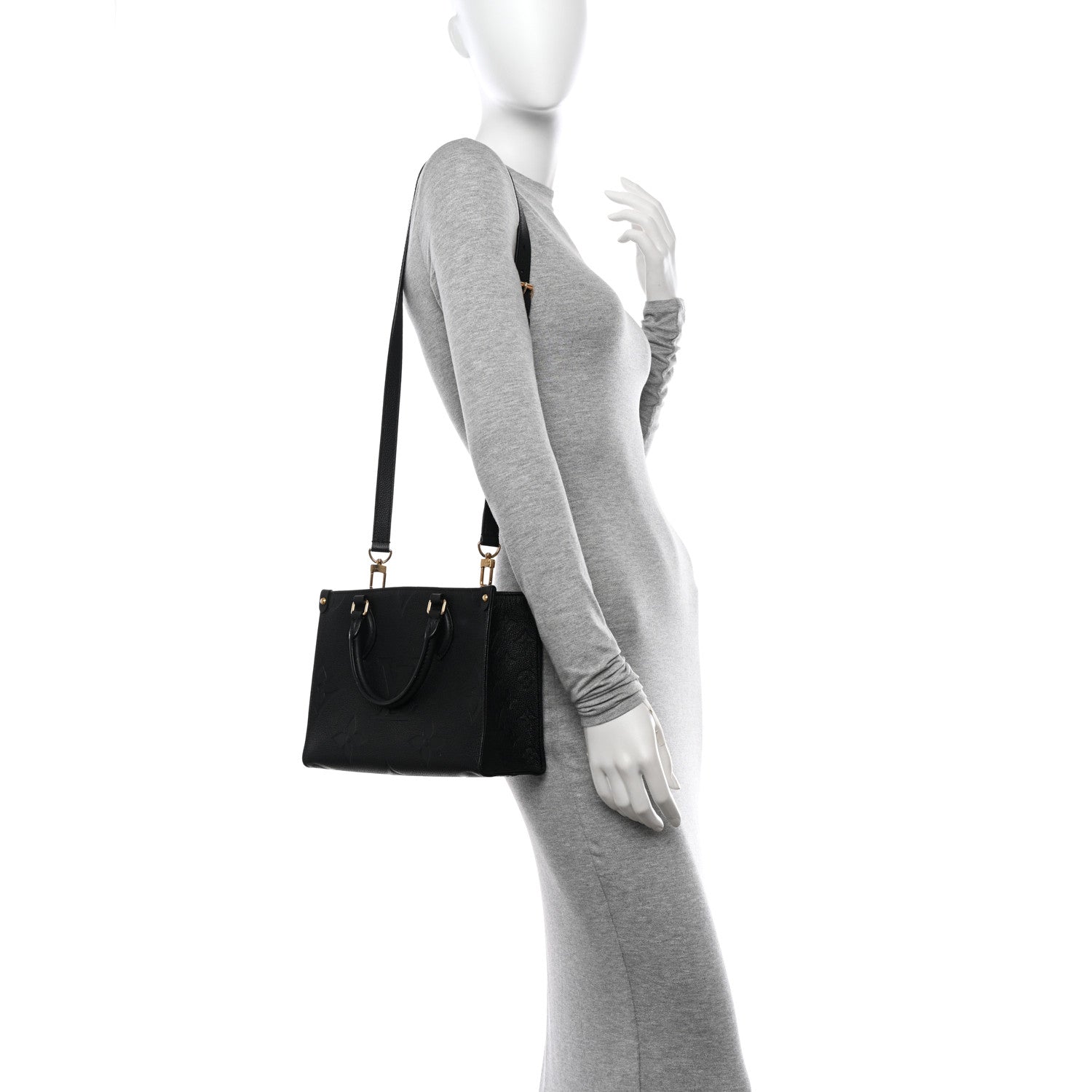 Louis Vuitton Empreinte Monogram Giant Onthego PM Black 2 of 12