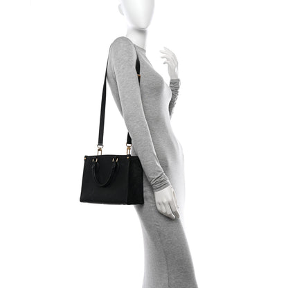 Louis Vuitton Empreinte Monogram Giant Onthego PM Black 2 of 12