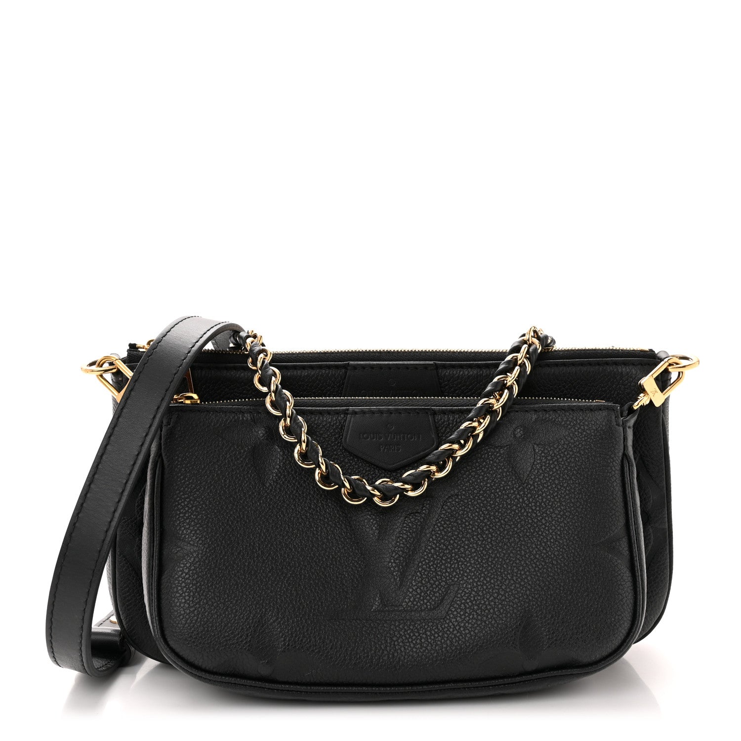 Louis Vuitton Empreinte Monogram Giant Multi Pochette Accessories Black 1 of 13