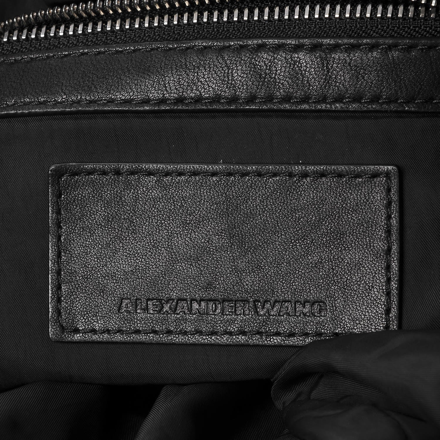 Alexander Wang Lambskin Marti Backpack Bag Washed Black Rhodium Hardware 7 of 9