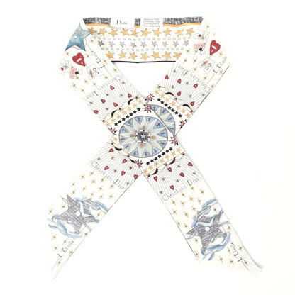 Christian Dior Silk L'Etoile Mitzah Scarf 1 of 7