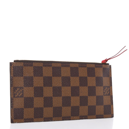 Louis Vuitton Damier Ebene Felicie Chain Wallet Zippered Insert 3 of 6
