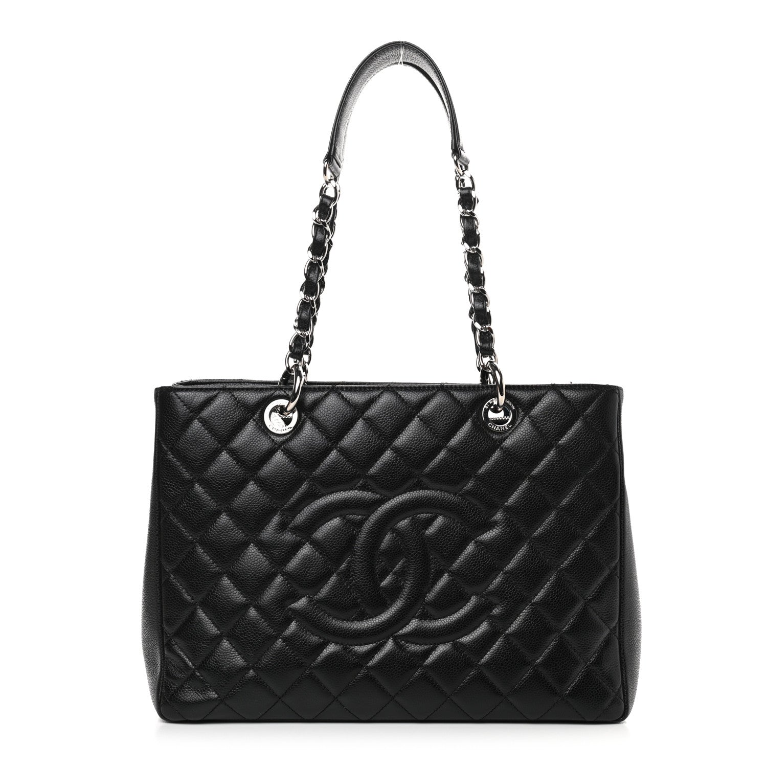 Chanel Caviar Quilted Grand Shopping Tote GST Black 1 of 10