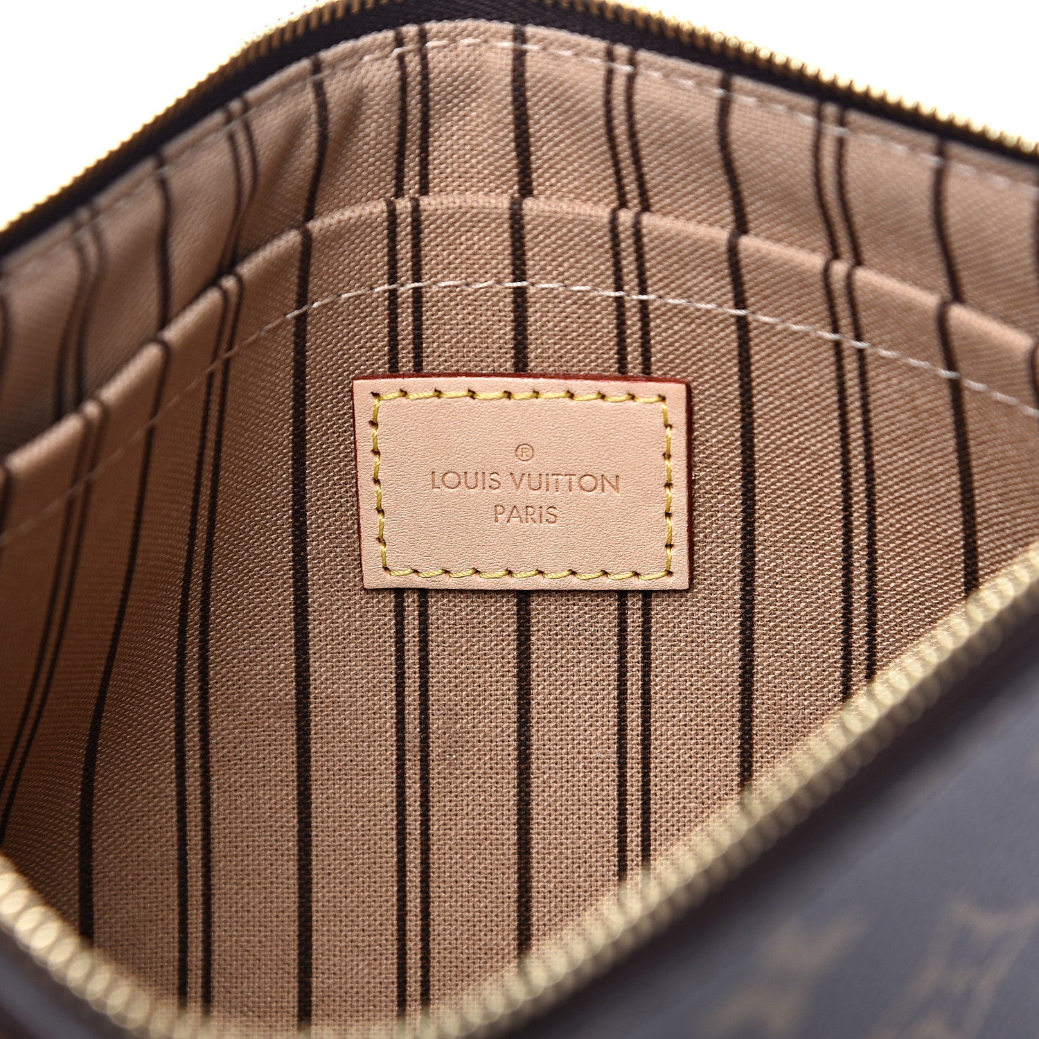 Louis Vuitton Monogram Neverfull MM GM Pochette 6 of 9