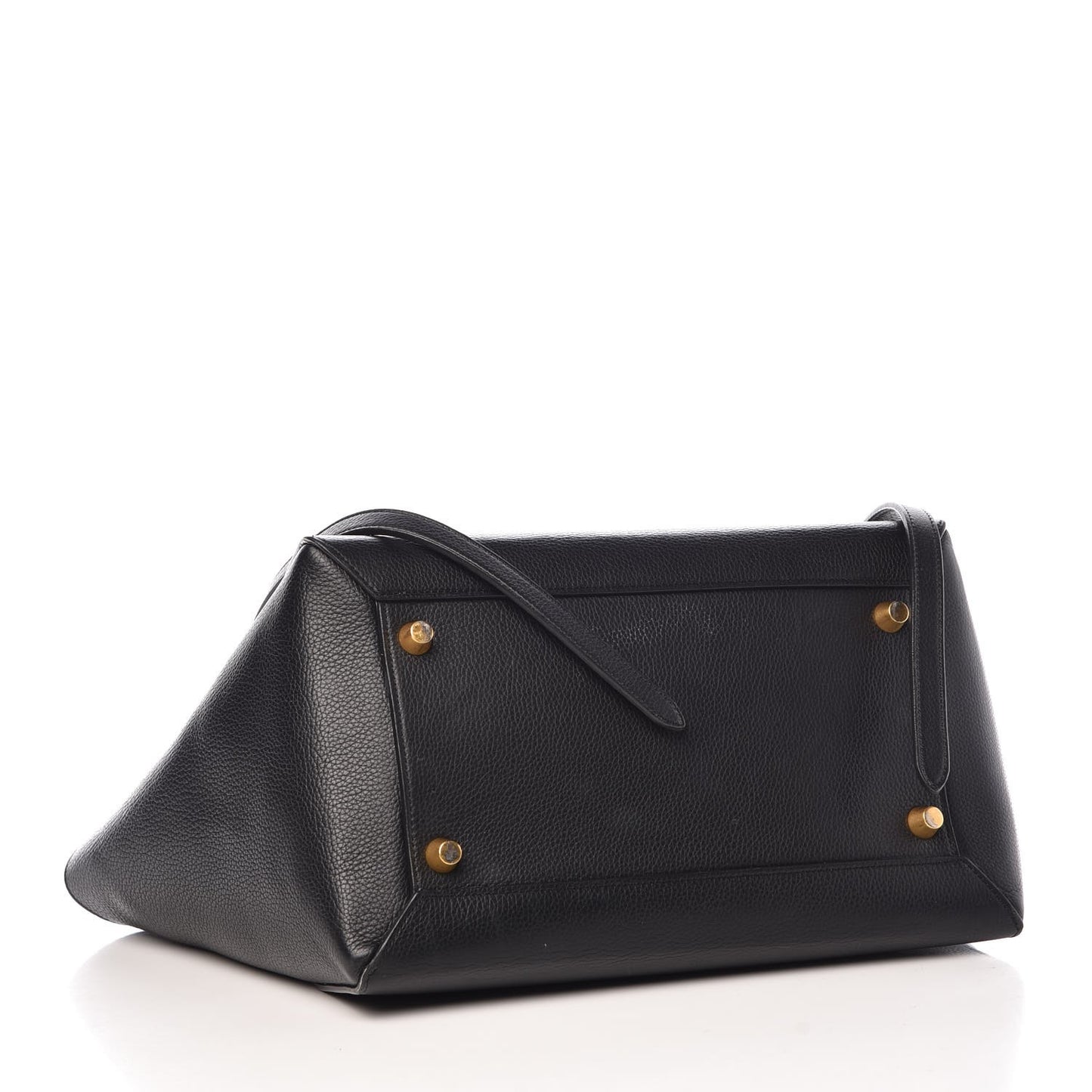 Grained Calfskin Small Belt Bag Black