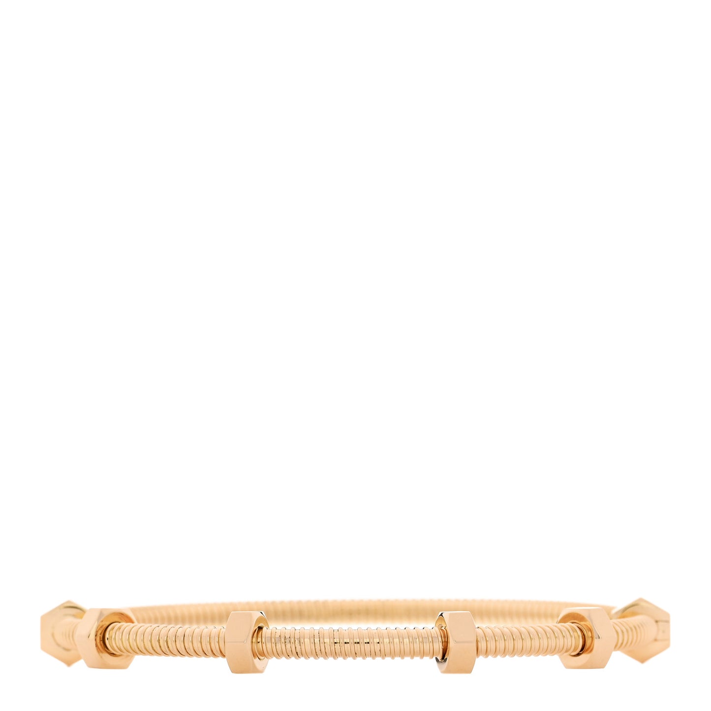 18K Yellow Gold Ecrou de Cartier Bracelet 17