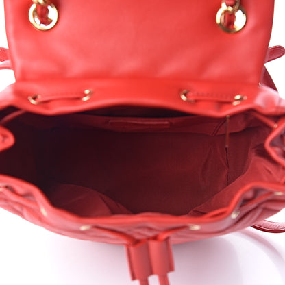 Chanel Lambskin Quilted Small Urban Spirit Backpack Red 5 of 9