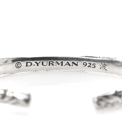 David Yurman Sterling Silver Wave Cuff Bracelet 4 of 4