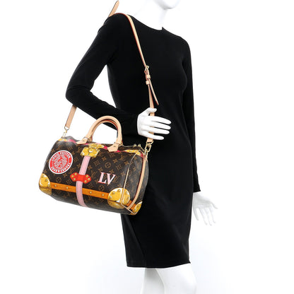 Louis Vuitton Monogram Summer Trunks Speedy Bandouliere 30 2 of 8