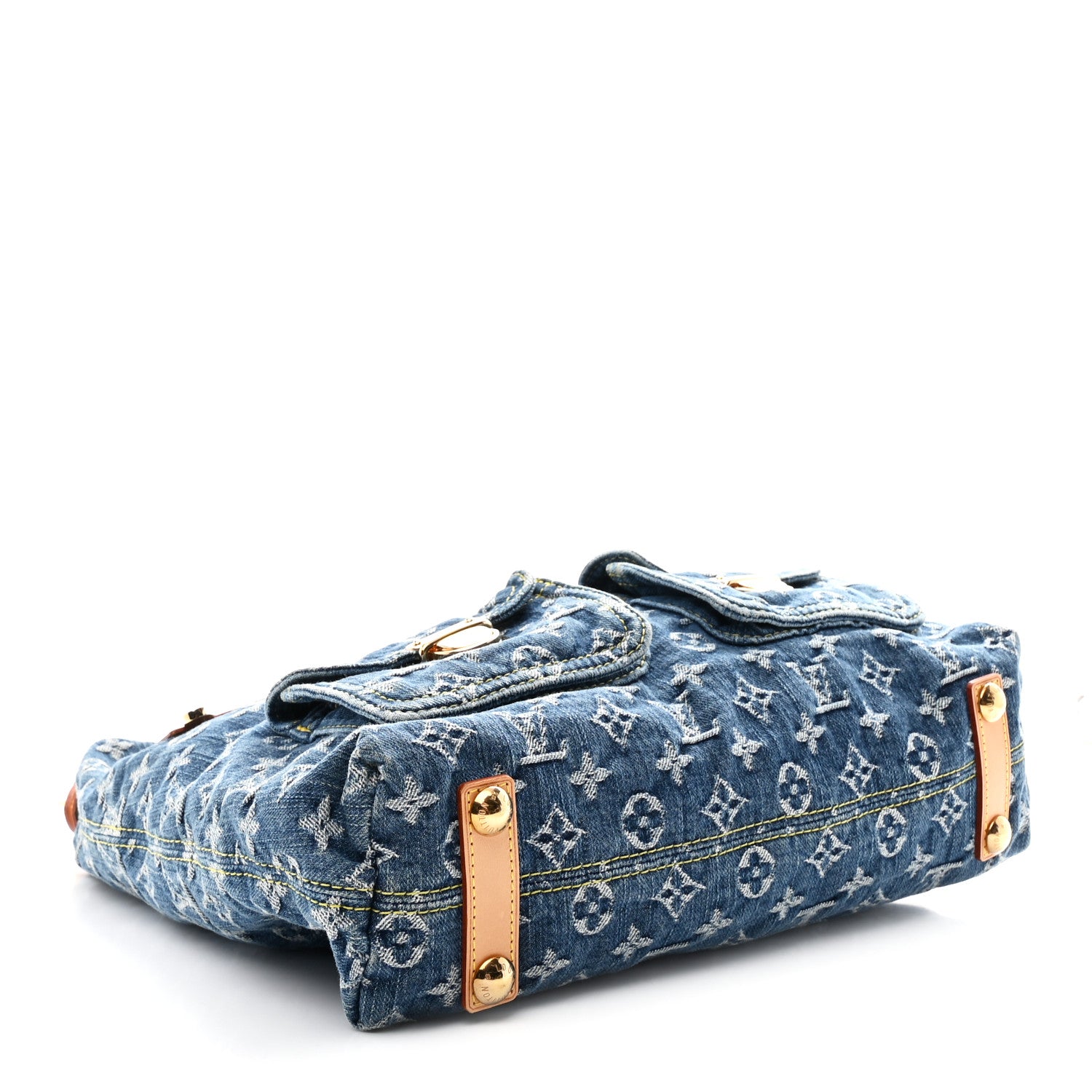 Louis Vuitton Denim Baggy GM Blue 4 of 9