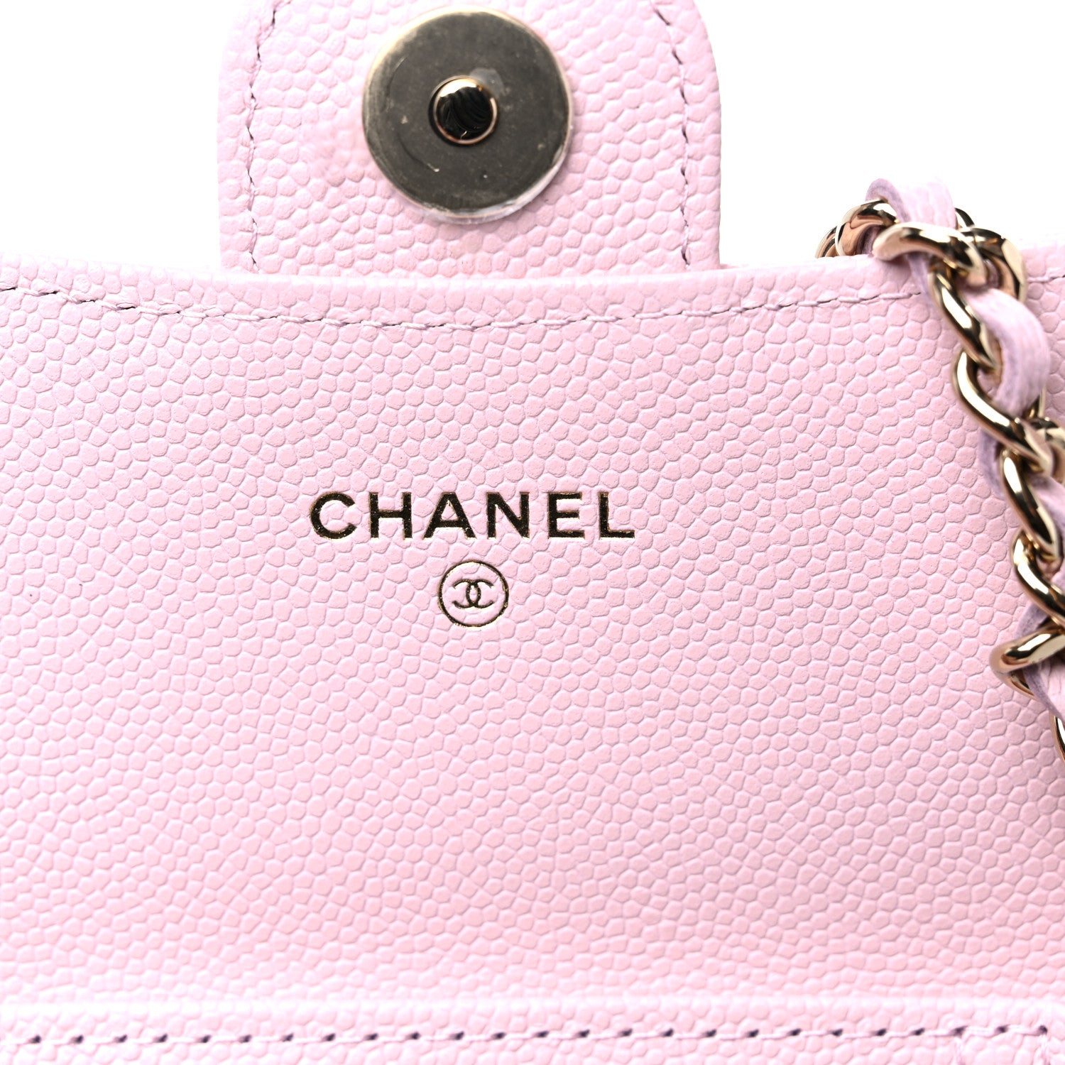 Chanel Caviar Quilted Mini Chain Bag Pink 6 of 11