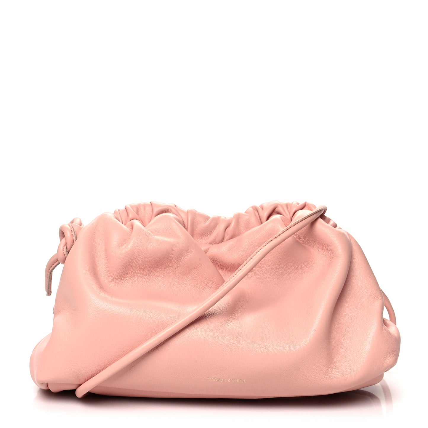 Lambskin Mini Cloud Clutch Dahlia