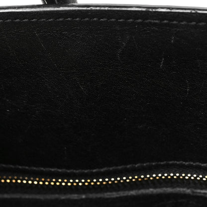 Saint Laurent Grained Calfskin Small Sac De Jour Black 9 of 12