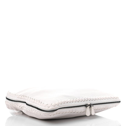 Bottega Veneta Cervo Mens Side-Zip Woven Tote White 3 of 15