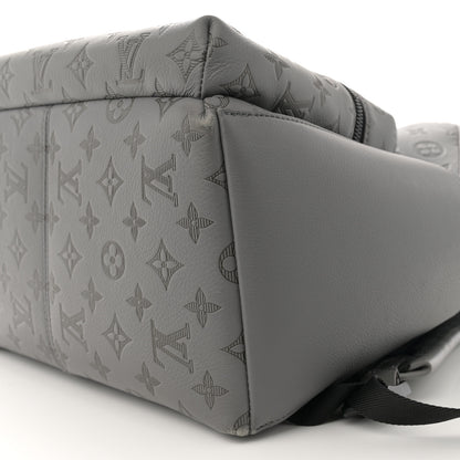 Louis Vuitton Calfskin Monogram Shadow Discovery Backpack Anthracite Gray 9 of 11