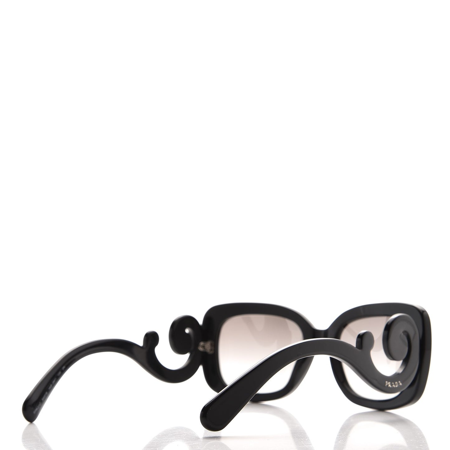 Acetate Baroque Sunglasses SPR 27O Black
