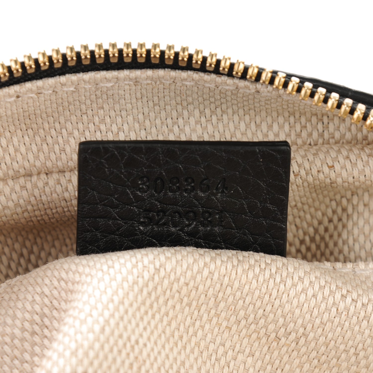 Gucci Pebbled Calfskin Small Soho Disco Bag Black 7 of 7