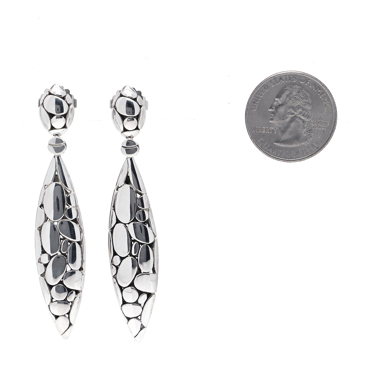 Sterling Silver Kali Marquis Drop Earrings